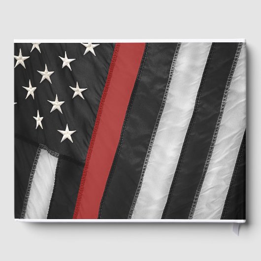 消防葬儀記念碑 |細い赤線 ゲストブック (裏面)