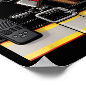 消防衣装消防士の制服AXラジオホール ポスター (角)