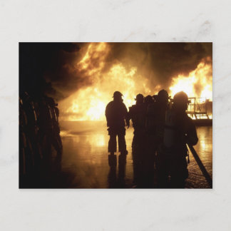 消防訓練 ポストカード