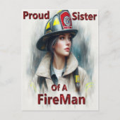 消防誇りを持った士の妹 ポストカード (正面)