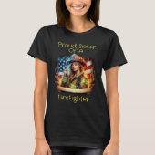 消防誇りを持った士の姉妹 Tシャツ (正面)