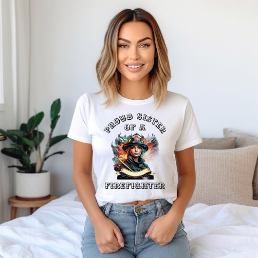 消防誇りを持った士の想像力の妹 Tシャツ
