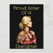 消防誇りを持った士の結果の姉妹 ポストカード (正面)