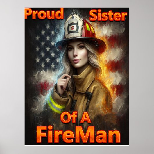 消防誇りを持った士の英雄の妹 ポスター (正面)