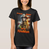 消防誇りを持った士の英雄の妹 Tシャツ (正面)