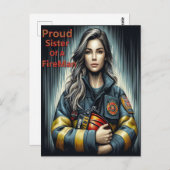 消防誇りを持った士ロボットの姉妹 ポストカード (正面/裏面)