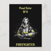 消防誇りを持った士Wの姉妹 ポストカード (正面)