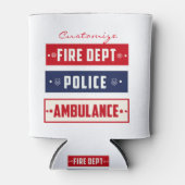 消防警察の救急車サンダー_コーブ 缶クーラー (正面)