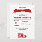 消防赤と白士 招待状 (正面)