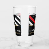 消防赤線旗消防士院卒業 タンブラーグラス (左)