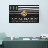 消防赤線旗消防士院卒業 横断幕 (トレードショー)