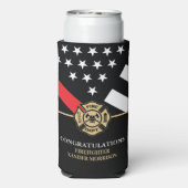 消防赤線消防士学校卒業 スリム缶クーラー (Seltzer裏面)