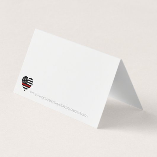 消防赤線消防署ありがとう 名刺 (裏面)