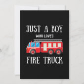 消防車が大好きな男の子だけ シーズンカード (正面)