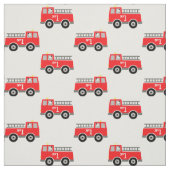 消防車とダルマチア織物 ファブリック (見本)