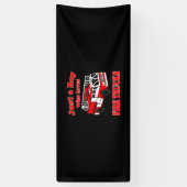 消防車と幼児の消防士を愛するジャスト・ボーイ 横断幕 (縦)