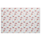 消防車と星の子供服 ファブリック (ファットクウォーター)