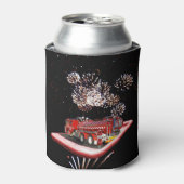 消防車のアートが出火した。 缶クーラー (缶正面)