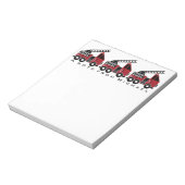 消防車のカスタムメモ帳 ノートパッド (回転)