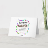 消防車のクリスマスカスタマイズカードだ！ シーズンカード (裏面)