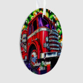 消防車のクリスマス オーナメント (正面)