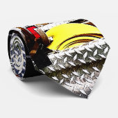 消防車のダイヤルとホース ネクタイ (ロール)