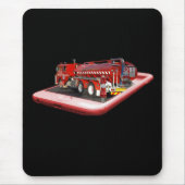 消防車のポップアウト・アート、 マウスパッド (正面)