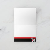 消防車のメモカード サンキューカード (内部)