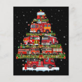 消防車のライト消防車のクリスマス (裏面)