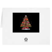 消防車のライト消防車のクリスマス (裏面横)