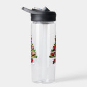 消防車のライト消防車のクリスマス ウォーターボトル (右面)