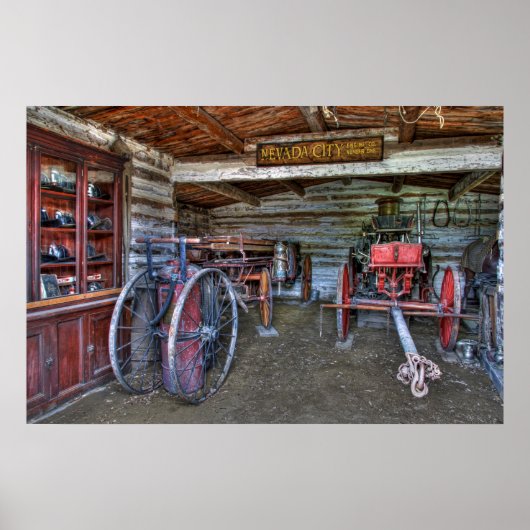 消防車の一号機 ポスター (正面)