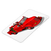 消防車の中のスイートサンタクロース マグネット (左側)