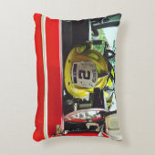 消防車の中の消防士ヘルメット アクセントクッション (正面(垂直))