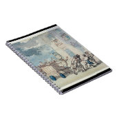 消防車の到着(w/c、ペンとインク、 ノートブック (右側)