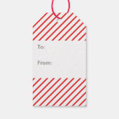 消防車の子供 ギフトタグ (裏面)