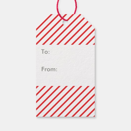 消防車の子供 ギフトタグ (裏面)