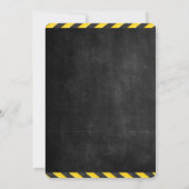 消防車の招待状 招待状 (裏面)