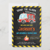 消防車の招待状 招待状 (正面)