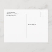 消防車の水玉模様バナーボーイ誕生日パーティー インビテーションポストカード (裏面)