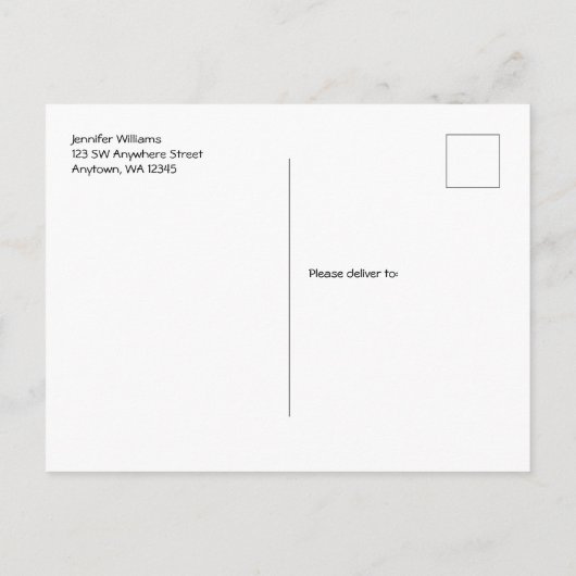 消防車の水玉模様バナーボーイ誕生日パーティー インビテーションポストカード (裏面)