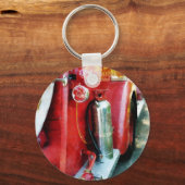 消防車の消火器 キーホルダー (正面)