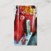 消防車の消火器 名刺 (裏面)