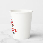 消防車の消防士の誕生日パーティナプキンス 紙コップ (左)