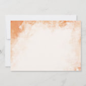 消防車の消防士ベビーシャワーパーティー写真 招待状 (裏面)