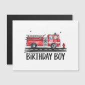 消防車の消防士少年の誕生日 (正面/裏面)