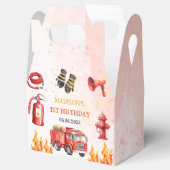 消防車の消防士1歳の誕生日 フェイバーボックス (オープン)