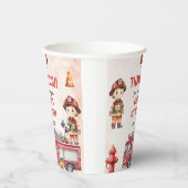 消防車の消防士1st誕生日パーティー 紙コップ (右)