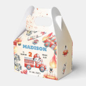 消防車の消防士2回目の誕生日 フェイバーボックス (裏面サイド)