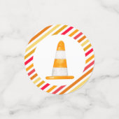 消防車の消防車の誕生日パーティー コンフェッティ (スモール正面)